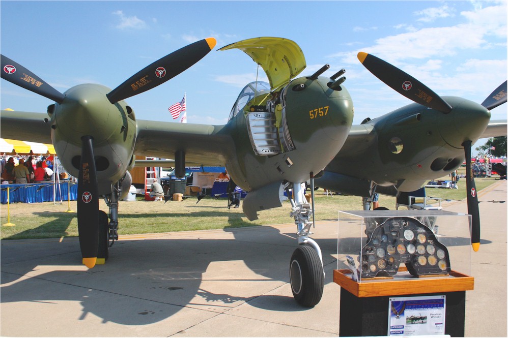 P-38 Glacier Girl on display