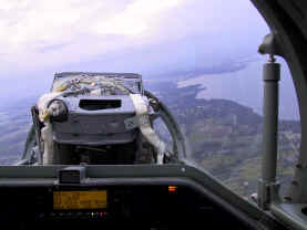 Back seat visibility in L-39