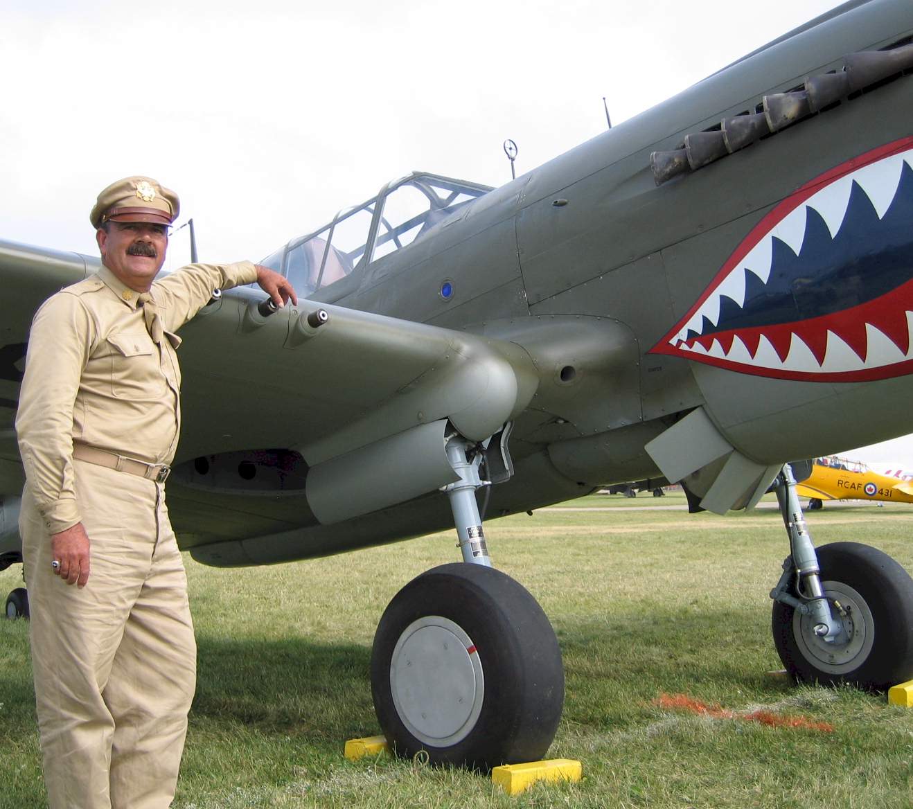 P-40 reenactor