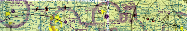 Aviation sectional chart