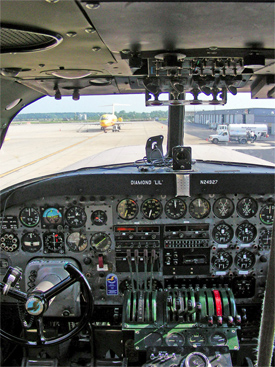 Cockpit of the CAF's B-24, Diamond Lil'.