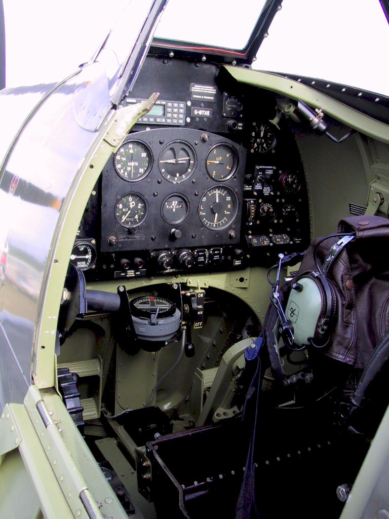 Spitfire cockpit