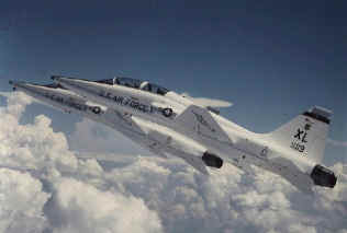 T-38s in formation over Texas